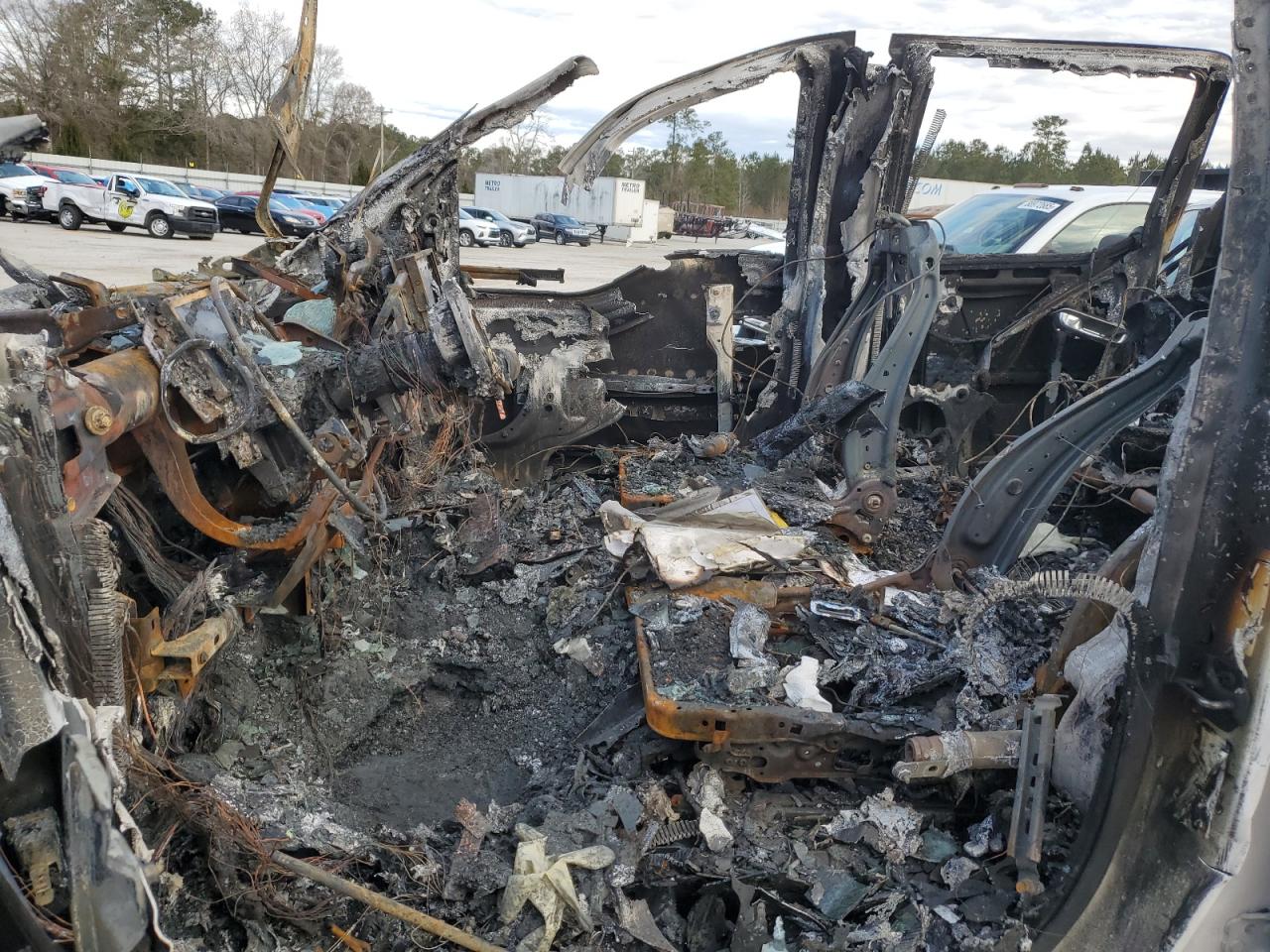 2017 Ford F350 VIN 1FT8W3DT6HEF30348 Copart auction photo, burn - engine damage thumbnail 7
