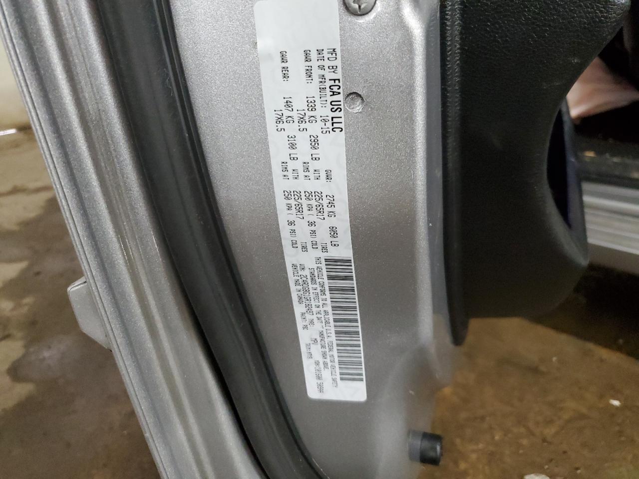 2016 Dodge Caravan VIN 2C4RDGBG1GR182497 Copart auction photo, front end damage thumbnail 13