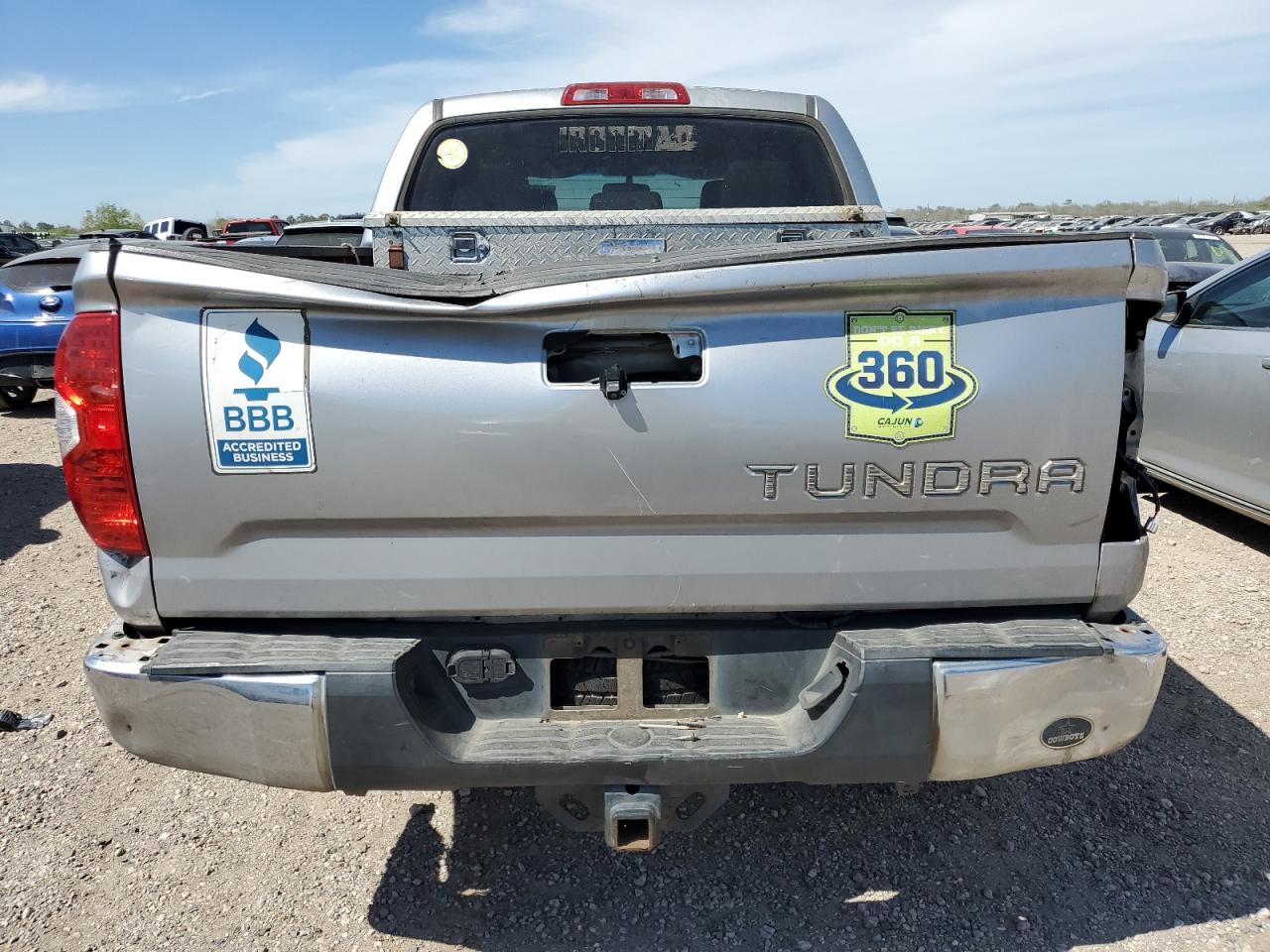 2015 Toyota Tundra VIN 5TFFY5F16FX181489 Copart auction photo, undercarriage / rear end damage thumbnail 6