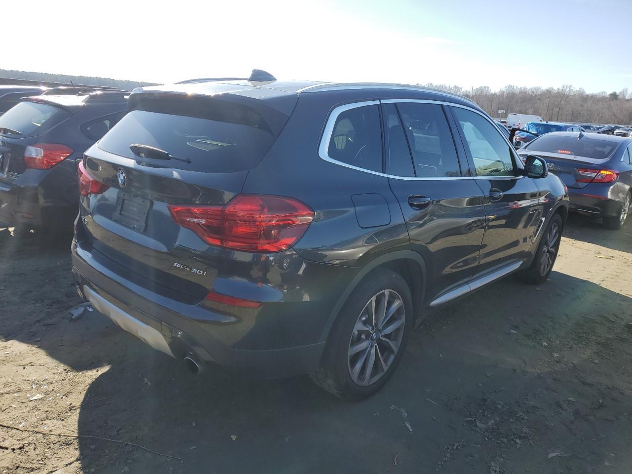 2019 BMW X3 VIN 5UXTR7C51KLF30807 Copart auction photo, burn - engine damage thumbnail 3