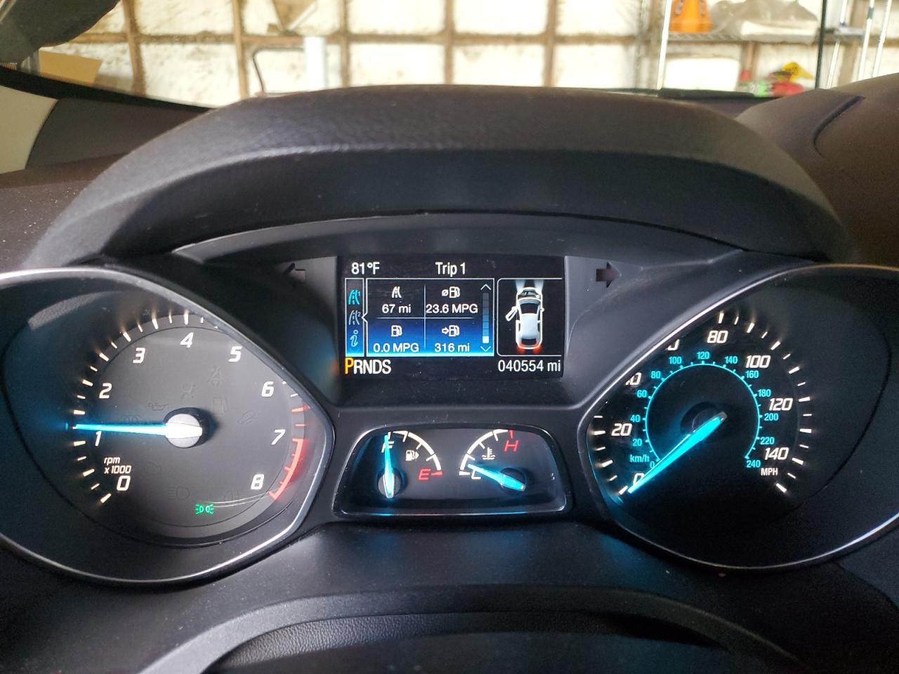 2015 Ford Escape VIN 1FMCU9GXXFUB63549 Copart auction photo, rear end damage thumbnail 9