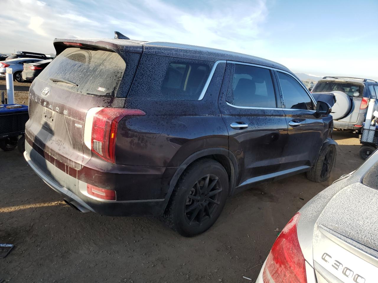 2022 Hyundai Palisade VIN KM8R4DHE4NU355347 Copart auction photo, front end damage thumbnail 3