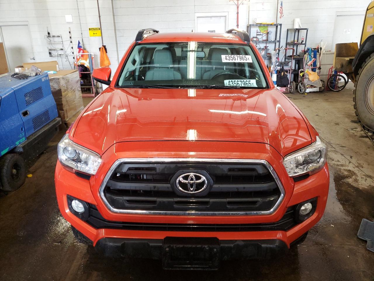 2016 Toyota Tacoma VIN 3TMDZ5BN2GM012252 Copart auction photo, rear end damage thumbnail 5