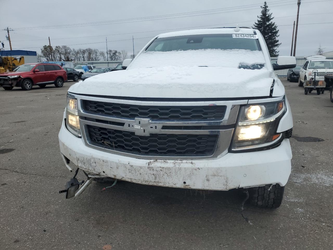 2016 Chevrolet Tahoe VIN 1GNSKBKC1GR430221 Copart auction photo, front end damage thumbnail 5