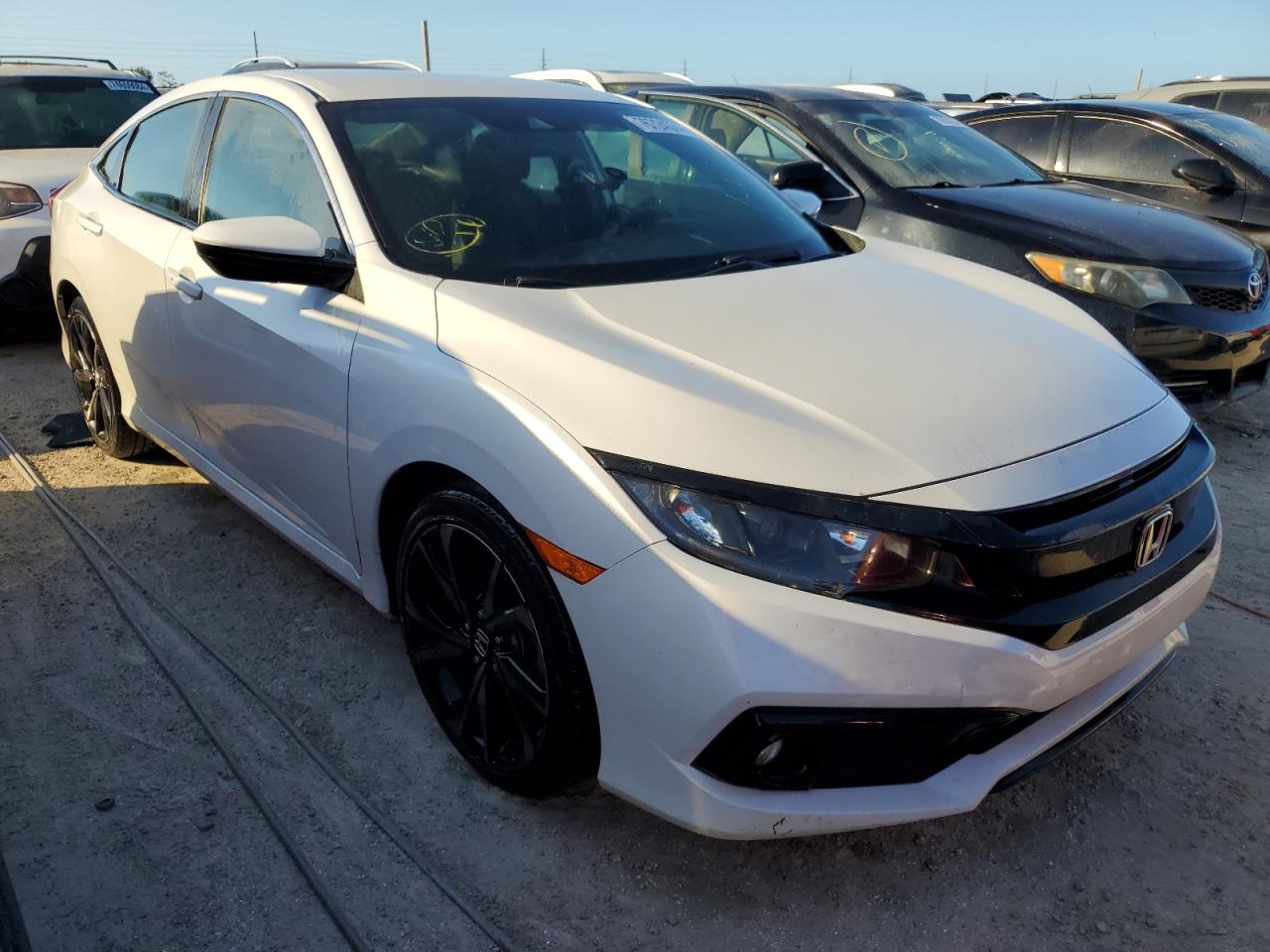 2021 Honda Civic VIN 2HGFC2F88MH545182 Copart auction photo, water/flood / front end damage thumbnail 4