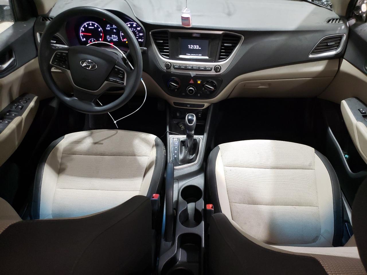 2018 Hyundai Accent VIN 3KPC24A34JE028769 Copart auction photo, all over damage thumbnail 8