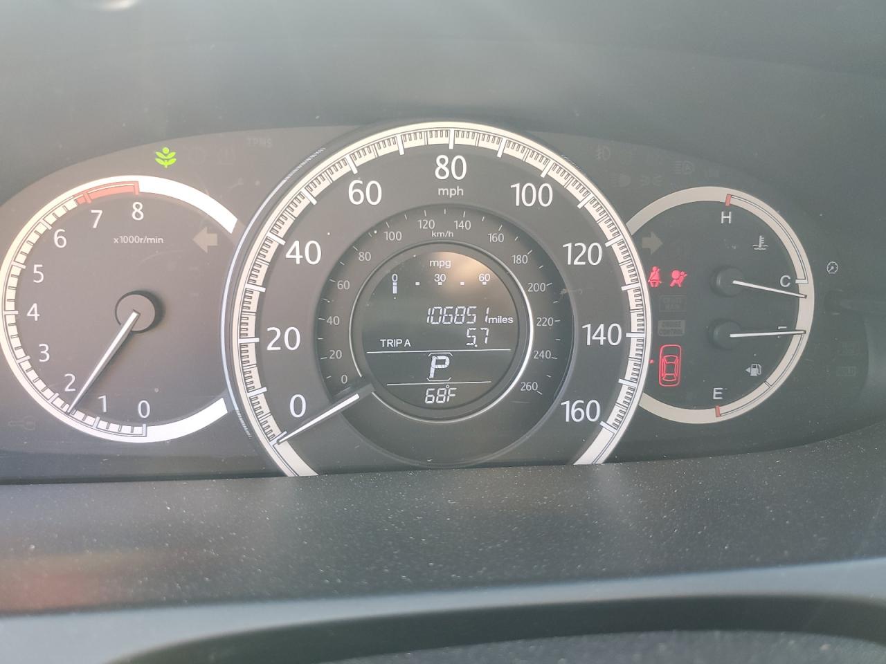 2015 Honda Accord VIN 1HGCR2F35FA045620 Copart auction photo, front end damage thumbnail 9