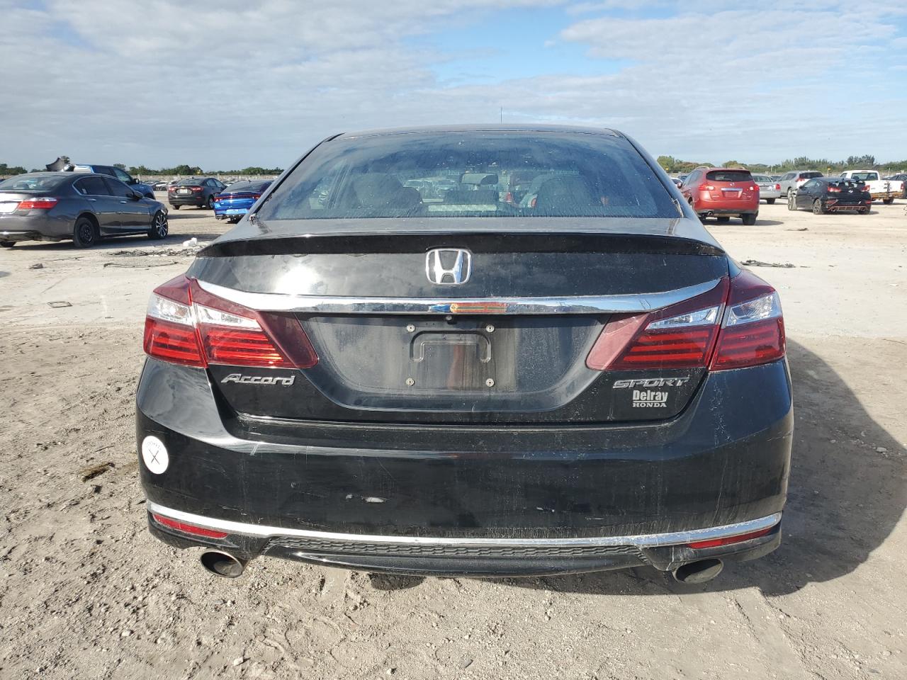 2016 Honda Accord VIN 1HGCR2F53GA190352 Copart auction photo, front end damage thumbnail 6
