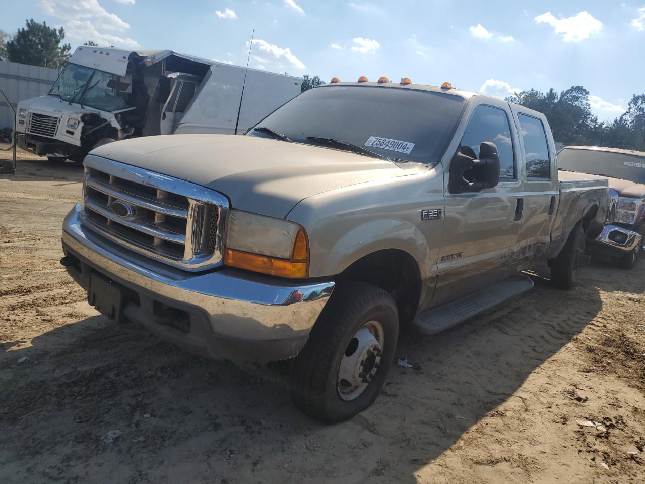 2000 Ford F350 VIN 1FTWW33F8YEB55033 Copart auction photo, side / undercarriage damage thumbnail 2