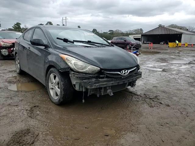 2013 Hyundai Elantra VIN KMHDH4AE8DU604188 Copart auction photo, side damage thumbnail 11