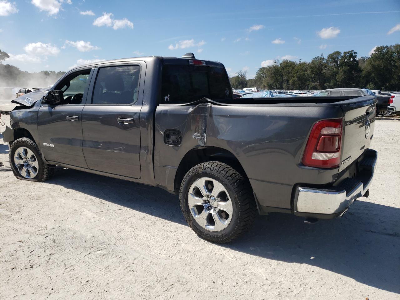 2021 RAM 1500 VIN 1C6SRFFT5MN569414 Copart auction photo, front end / side damage thumbnail 2