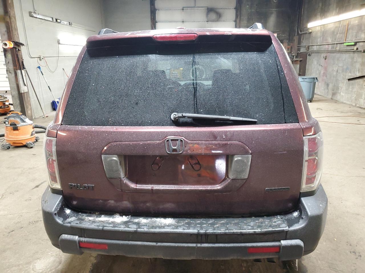2008 Honda Pilot VIN 5FNYF18208B019173 Copart auction photo, front end damage thumbnail 6