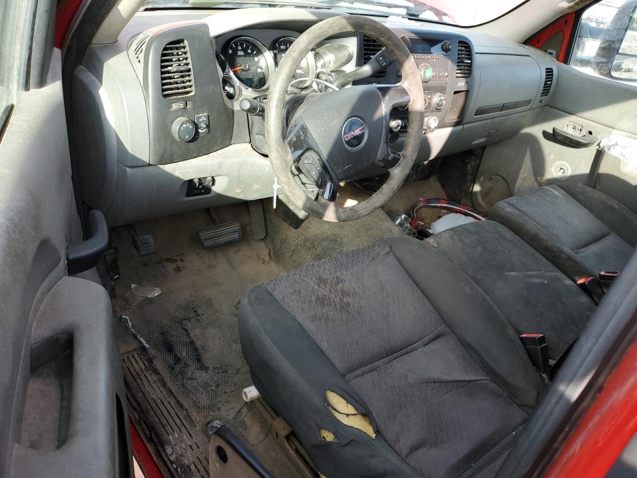 2014 GMC Sierra VIN 1GT01ZCG3EF107980 Copart auction photo, rear end / side damage thumbnail 8