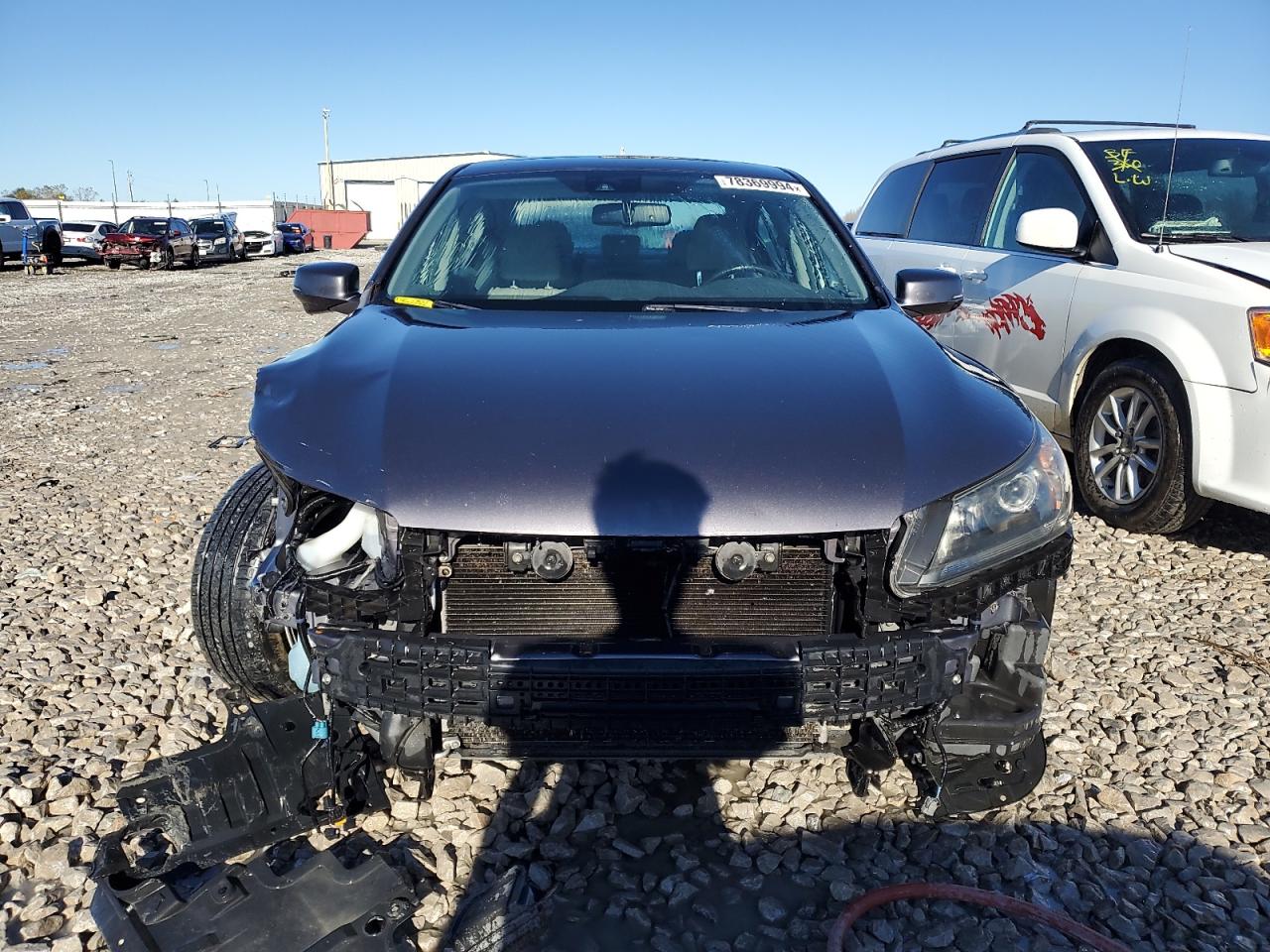 2015 Honda Accord VIN 1HGCR2F85FA107402 Copart auction photo, front end damage thumbnail 5