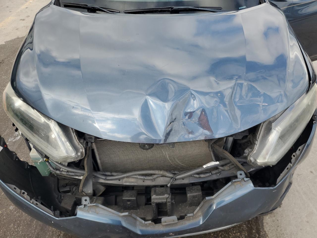 2014 Nissan Rogue VIN 5N1AT2MT9EC818131 Copart auction photo, front end / side damage thumbnail 12
