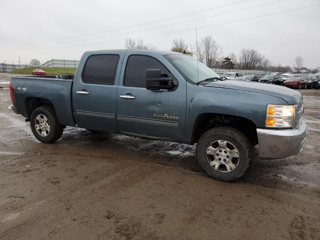 2012 Chevrolet Silverado VIN 3GCPKREA5CG285129 Copart auction photo, front end damage thumbnail 4