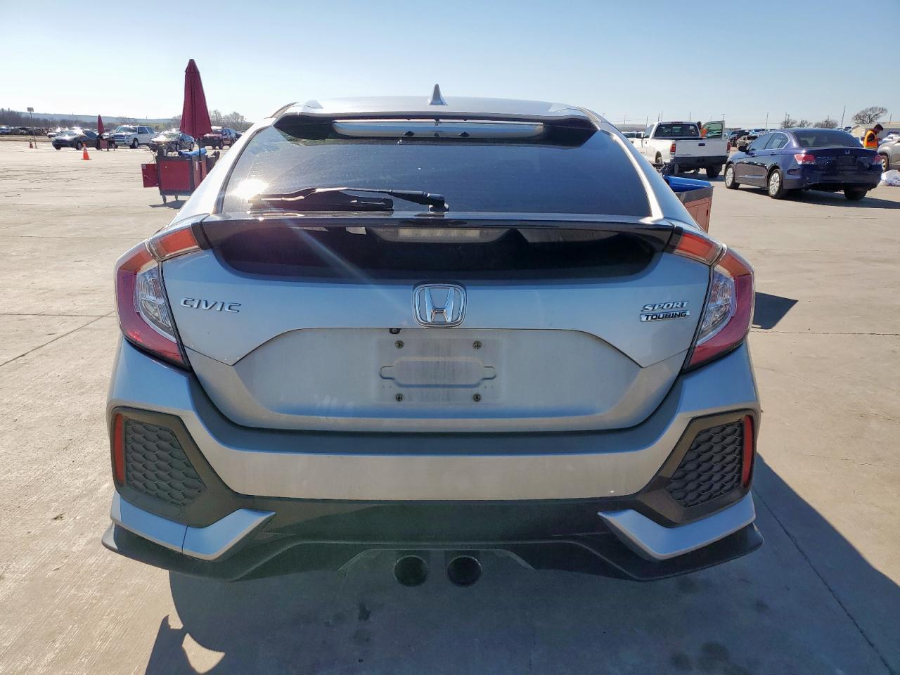 2018 Honda Civic VIN SHHFK7H92JU207278 Copart auction photo, side damage thumbnail 6