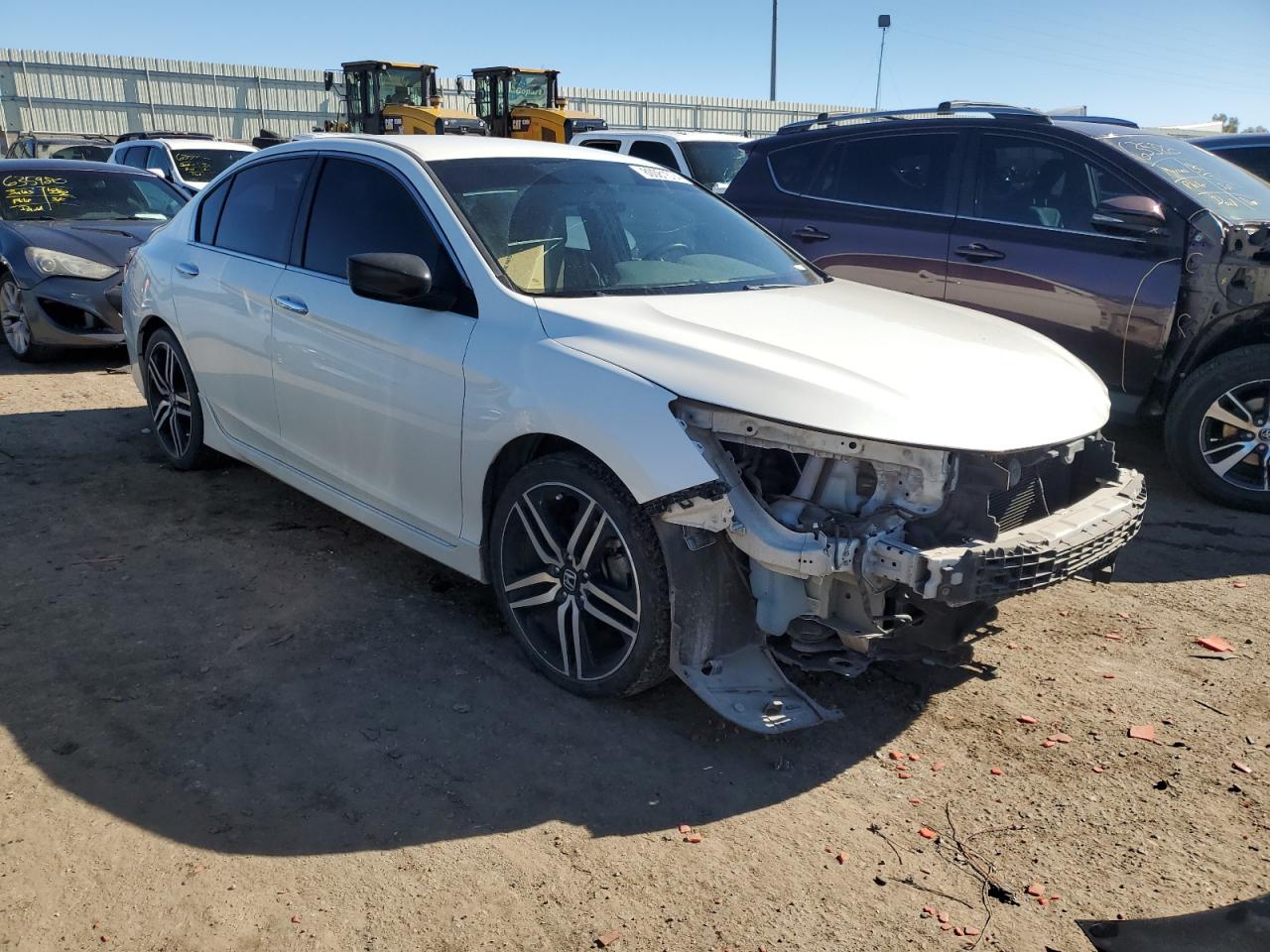 2017 Honda Accord VIN 1HGCR2F5XHA234557 Copart auction photo, front end damage thumbnail 4