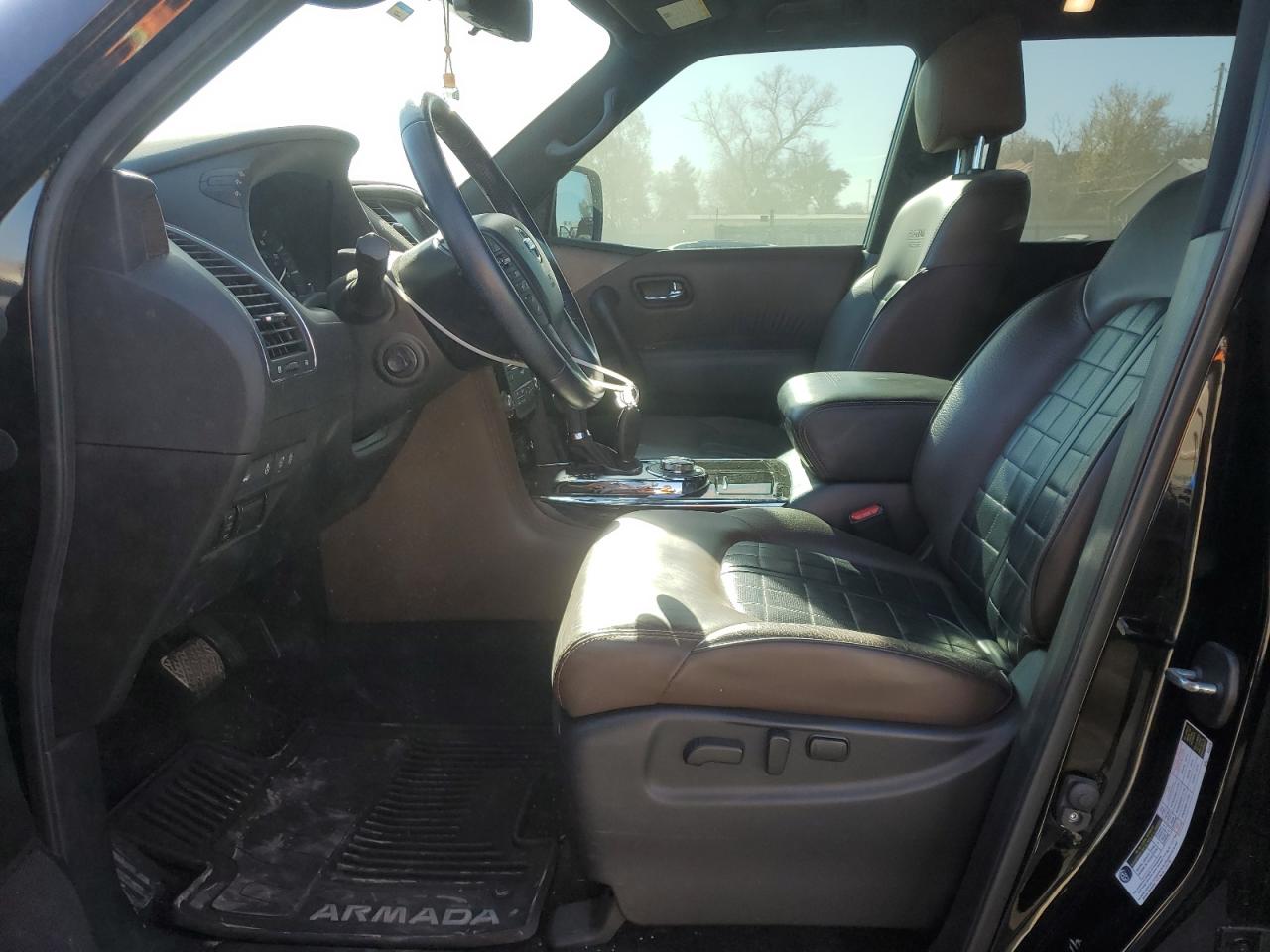2020 Nissan Armada VIN JN8AY2NE3L9782831 Copart auction photo, front end damage thumbnail 7