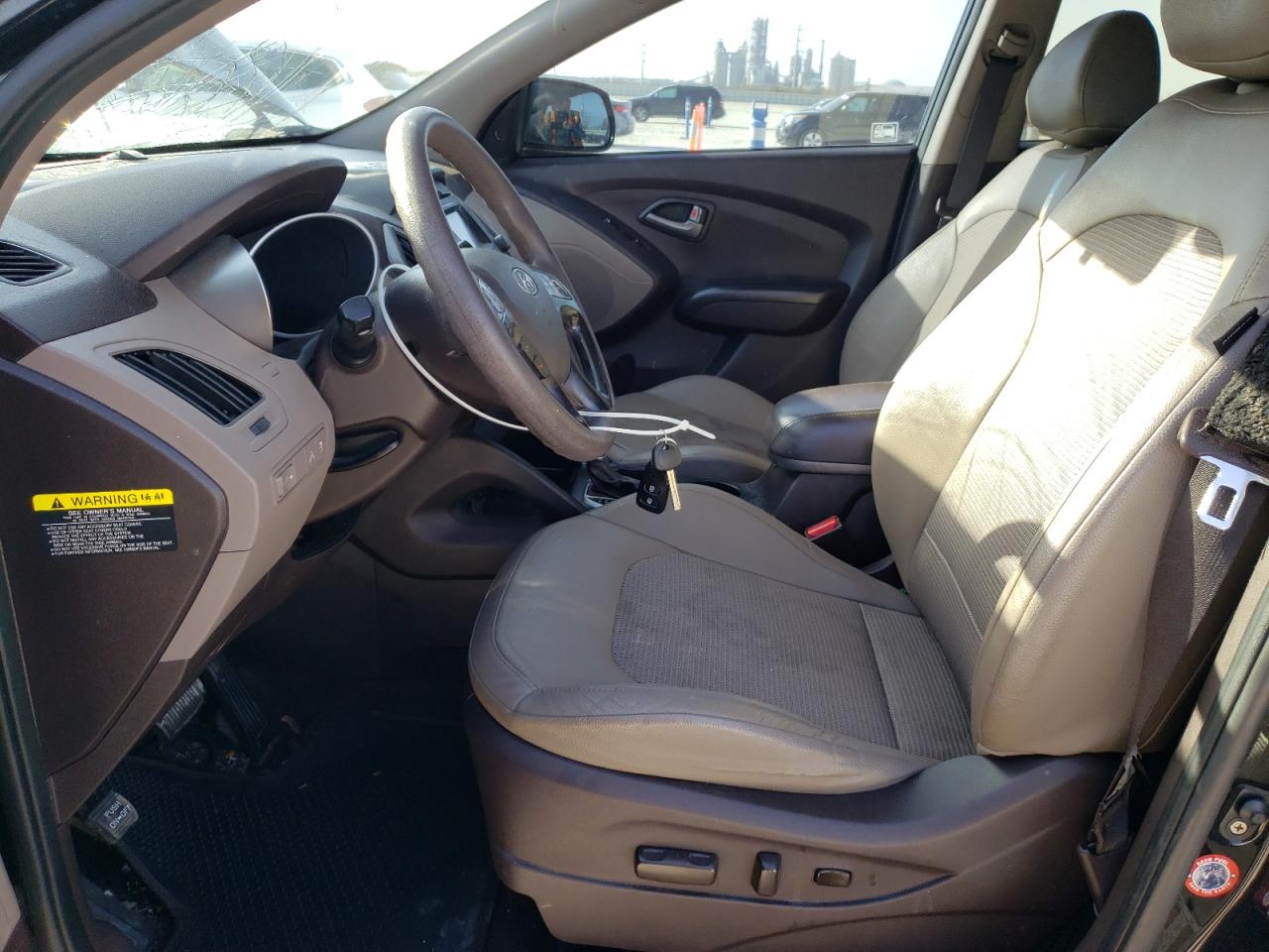 2015 Hyundai Tucson VIN KM8JT3AF4FU992527 Copart auction photo, front end / minor dent/scratches damage thumbnail 7