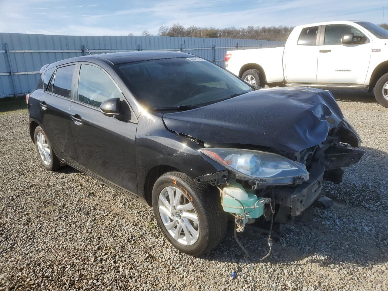 2013 Mazda 3 VIN JM1BL1MP9D1768668 Copart auction photo, front end damage thumbnail 4