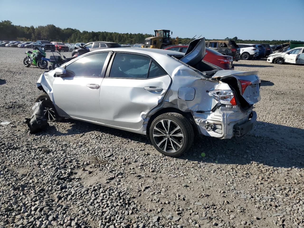 2017 Toyota Corolla VIN 5YFBURHE7HP634182 Copart auction photo, all over damage thumbnail 2