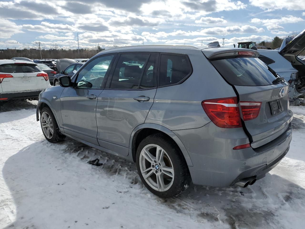2014 BMW X3 VIN 5UXWX7C55E0E76050 Copart auction photo, front end damage thumbnail 2