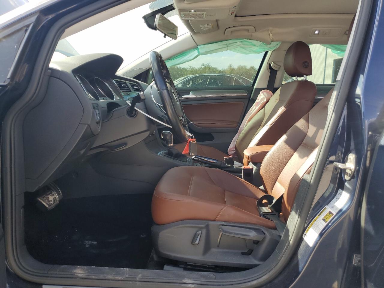 2017 Volkswagen Golf VIN 3VWH17AU1HM536150 Copart auction photo, all over damage thumbnail 7