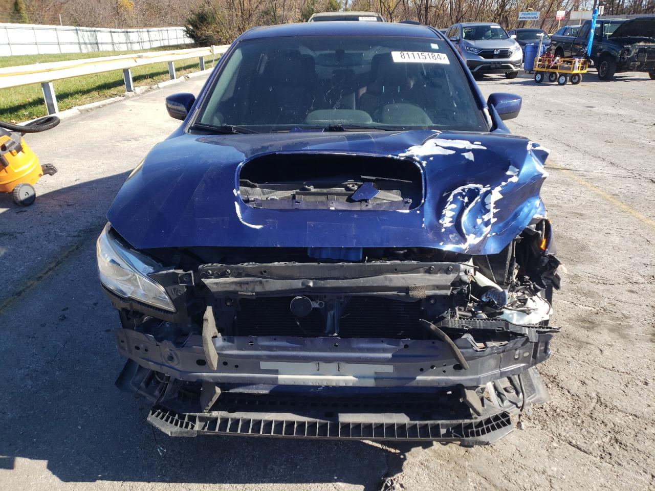 2020 Subaru WRX VIN JF1VA1B62L9804008 Copart auction photo, front end / side damage thumbnail 5