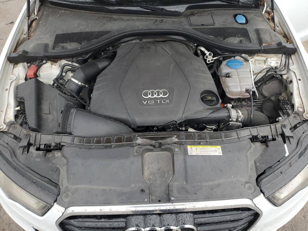 2014 Audi A6 VIN WAUHMAFC1EN044577 Copart auction photo, top/roof damage thumbnail 11