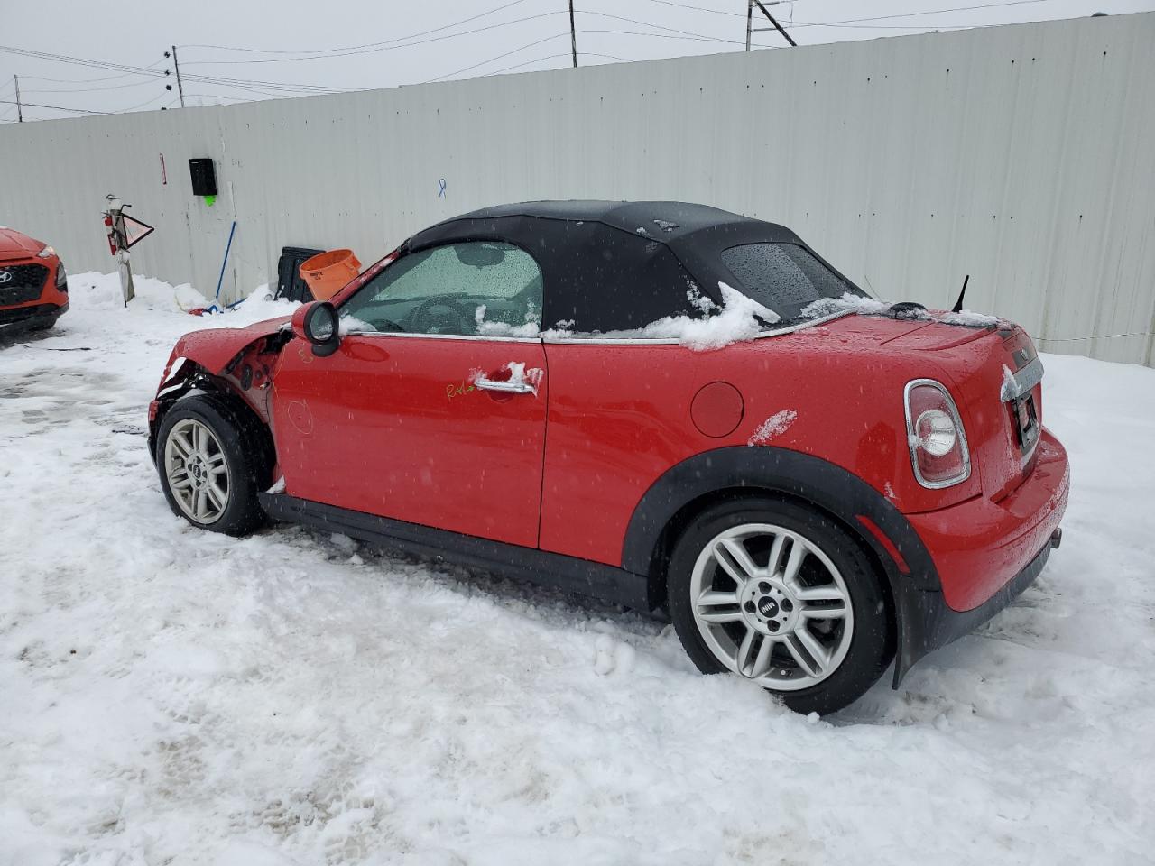 2013 MINI Cooper VIN WMWSY1C51DT625586 Copart auction photo, front end damage thumbnail 2
