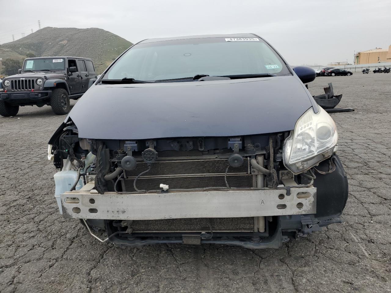 2015 Toyota Prius VIN JTDKN3DU3F0434009 Copart auction photo, front end / rear end damage thumbnail 5