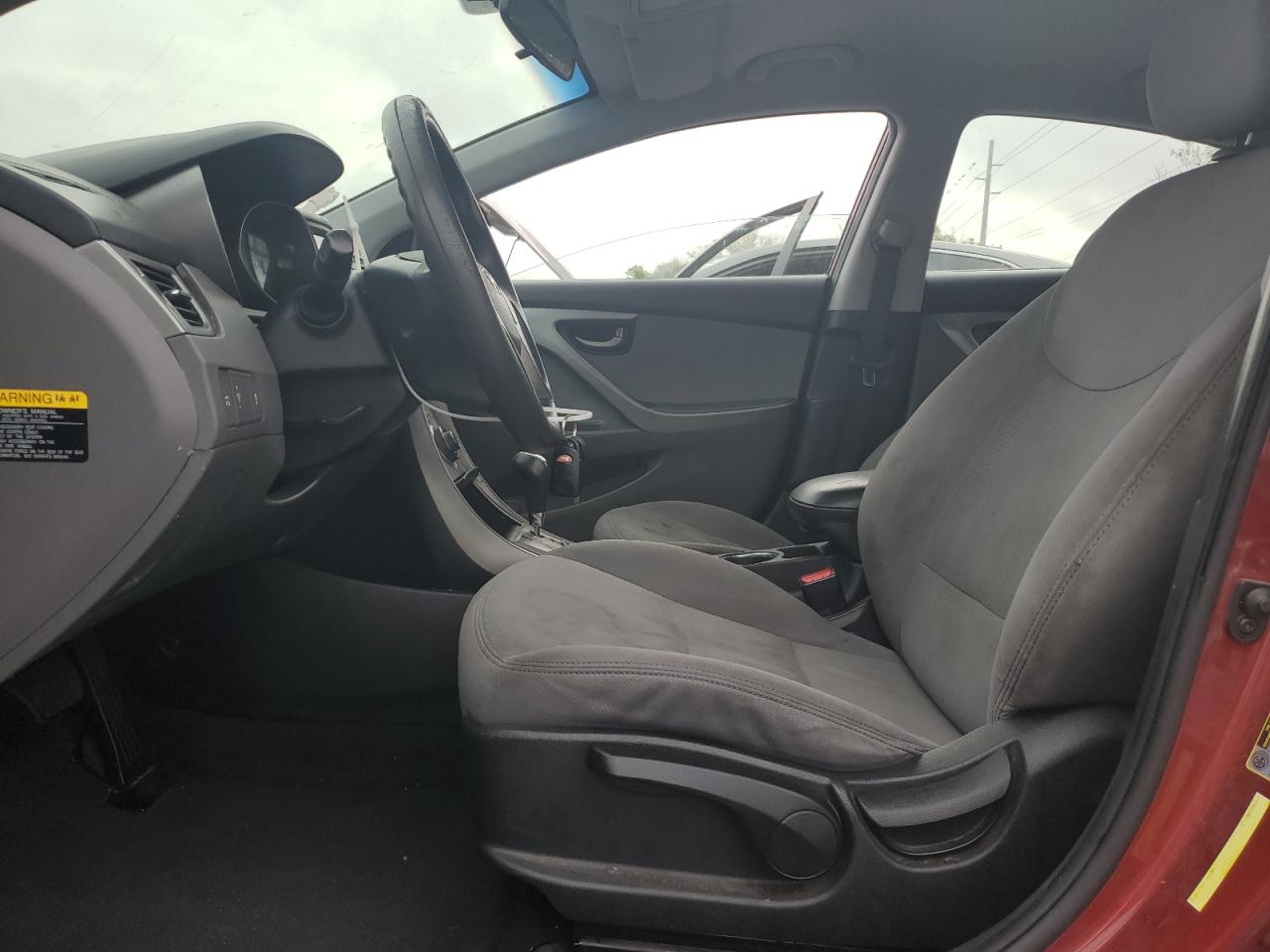 2013 Hyundai Elantra VIN 5NPDH4AE1DH404574 Copart auction photo, rear end damage thumbnail 7