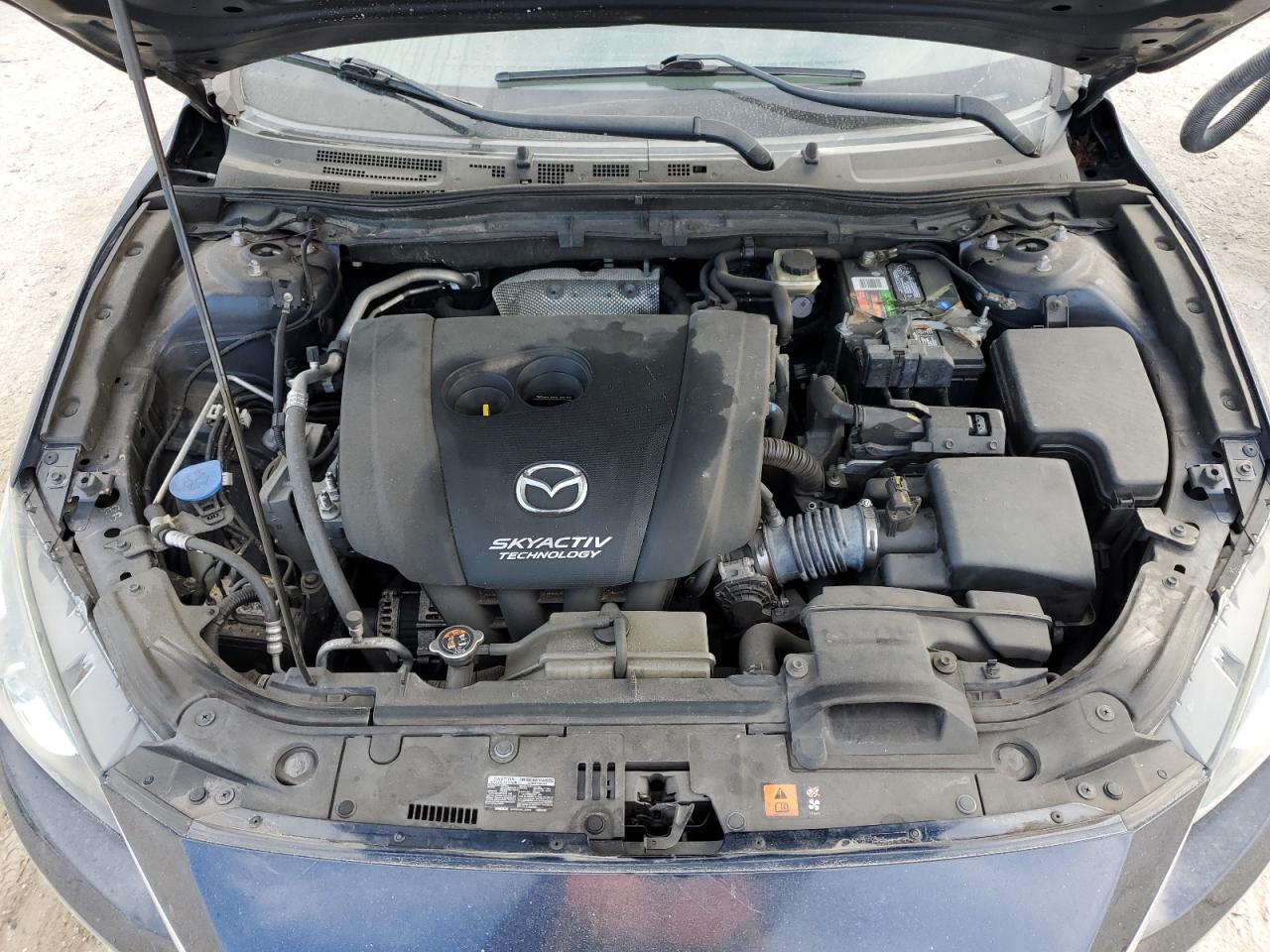 2016 Mazda 3 VIN 3MZBM1K72GM270851 Copart auction photo, rear end damage thumbnail 11