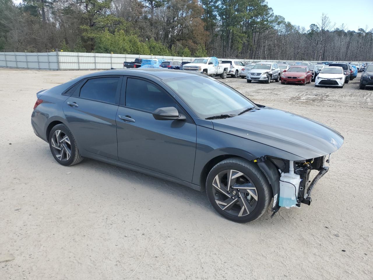 2025 Hyundai Elantra VIN KMHLM4DG9SU892756 Copart auction photo, front end damage thumbnail 4