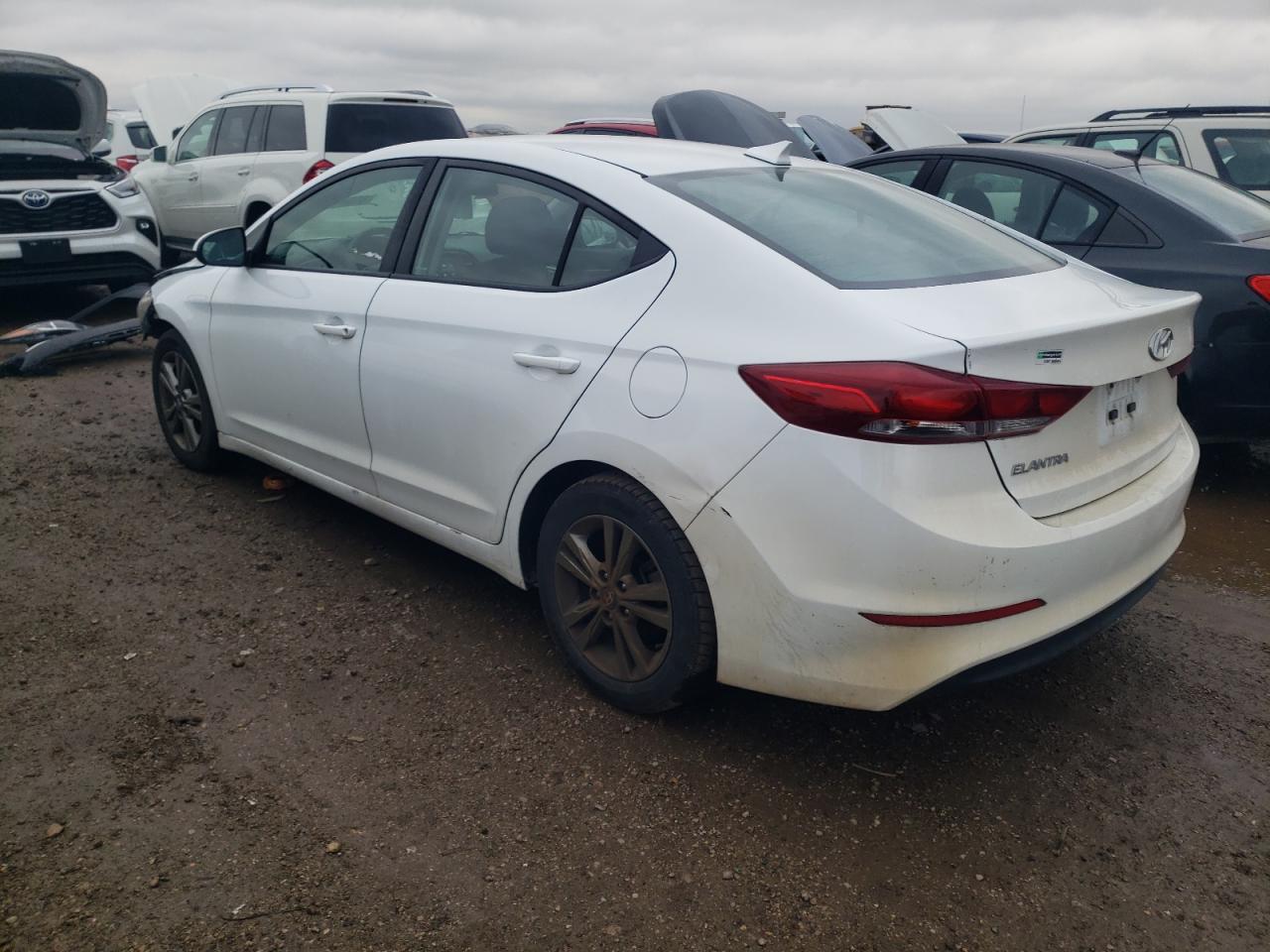 2018 Hyundai Elantra VIN 5NPD84LF4JH319777 Copart auction photo, front end damage thumbnail 2
