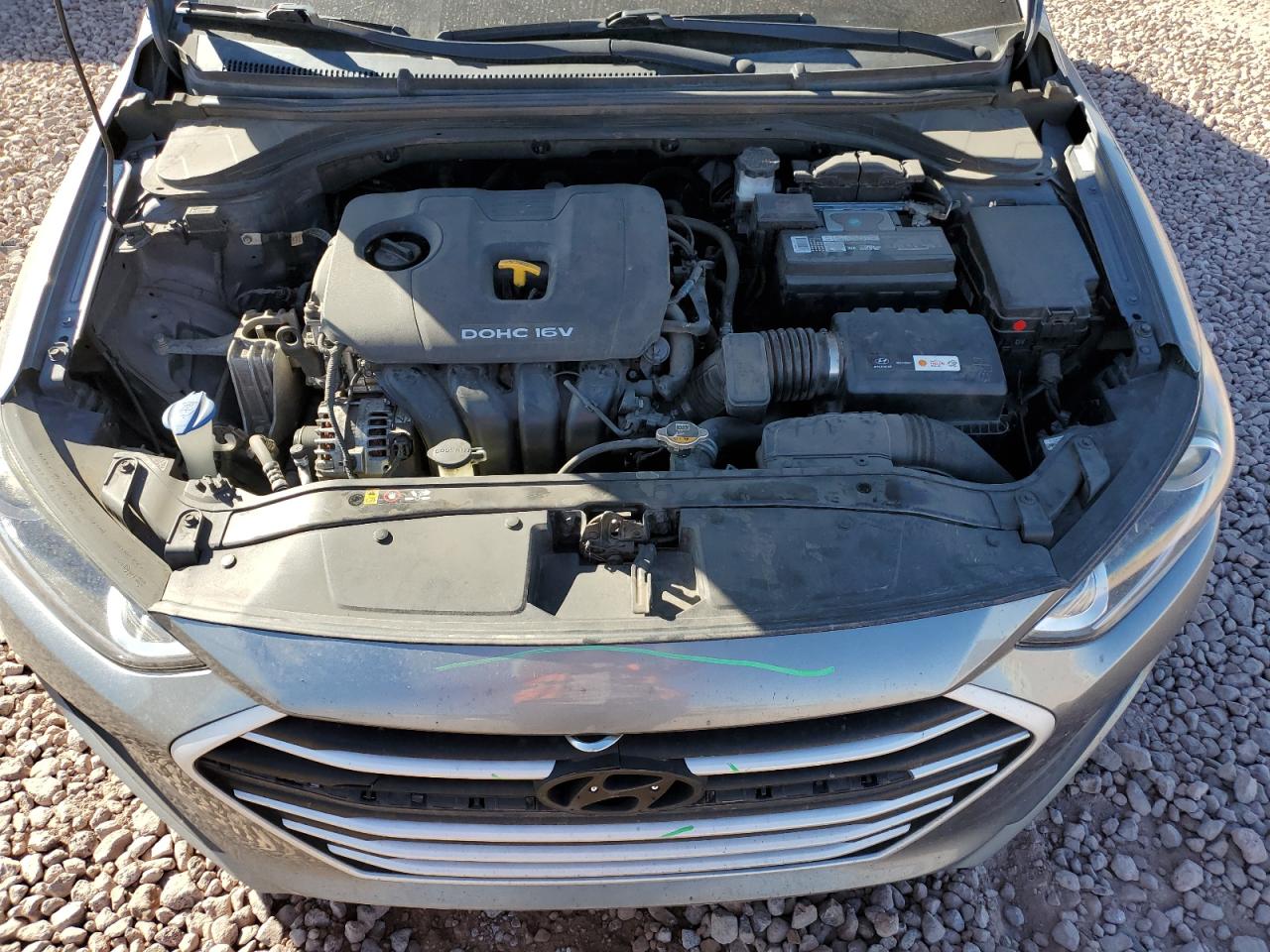 2018 Hyundai Elantra VIN KMHD74LF3JU453085 Copart auction photo, rear end / front end damage thumbnail 11