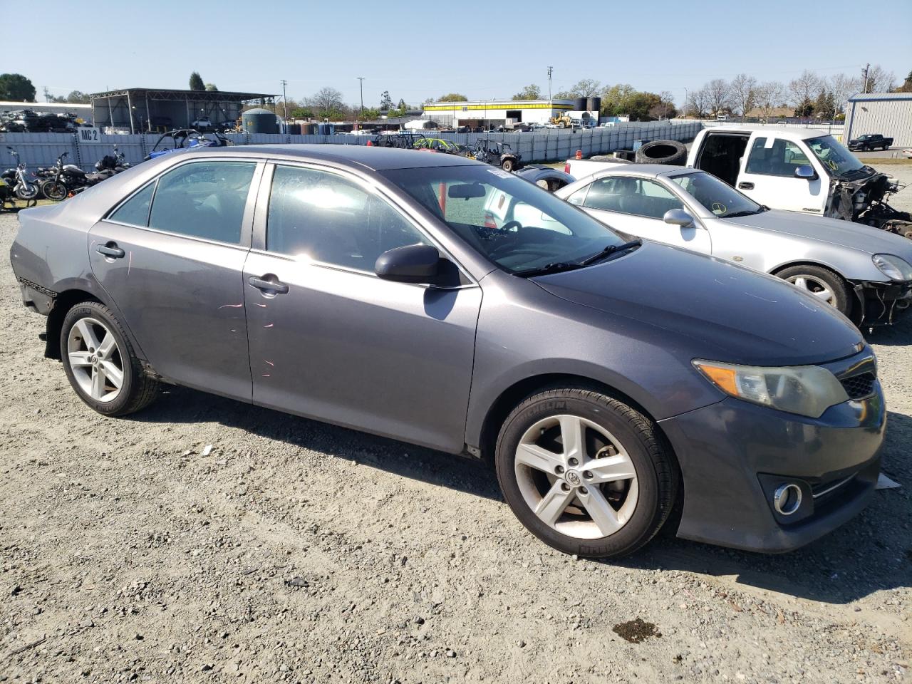2014 Toyota Camry VIN 4T1BF1FK0EU799487 Copart auction photo, rear end damage thumbnail 4