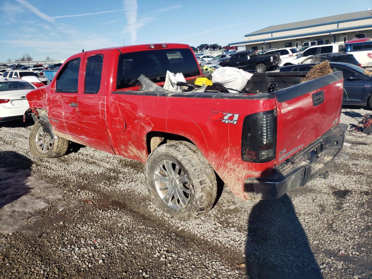 2009 GMC Sierra VIN 1GTEK29029Z271584 Copart auction photo, side / front end damage thumbnail 2