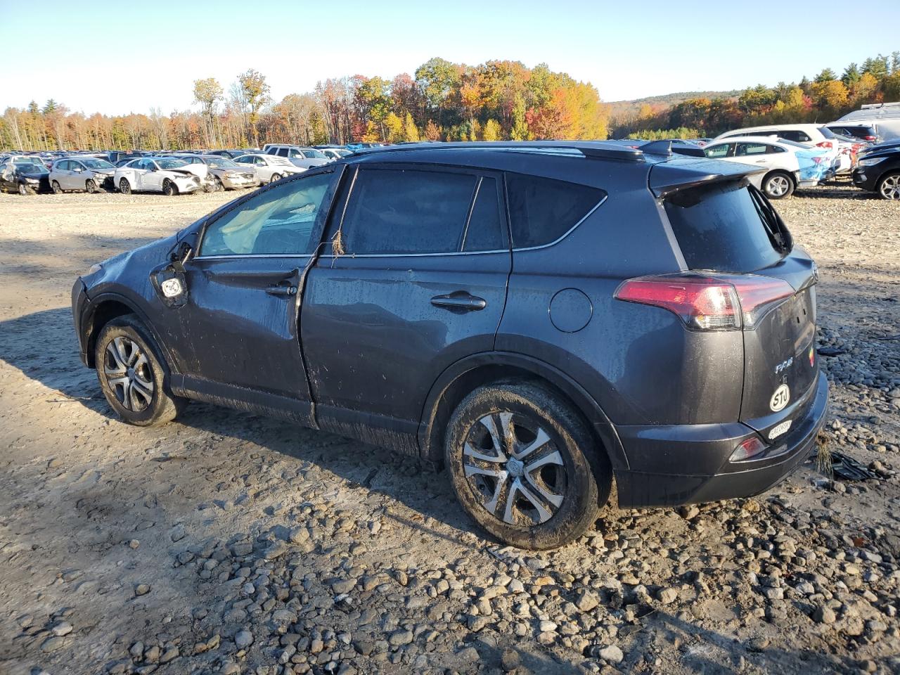 2018 Toyota RAV 4 VIN JTMBFREV5JJ745600 Copart auction photo, rollover damage thumbnail 2