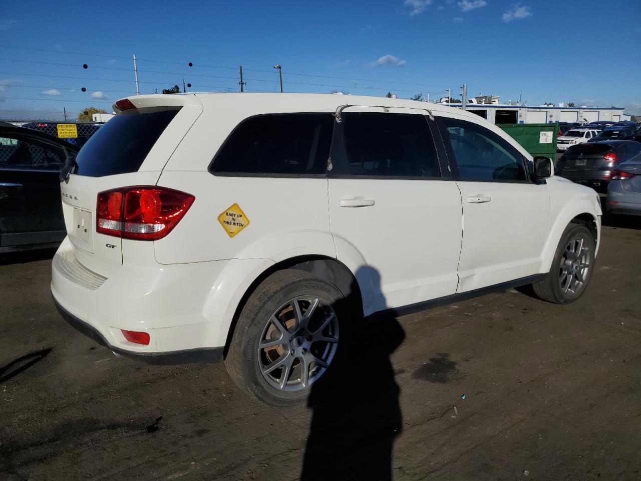 2019 Dodge Journey VIN 3C4PDDEG0KT770012 Copart auction photo, side / hail damage thumbnail 3