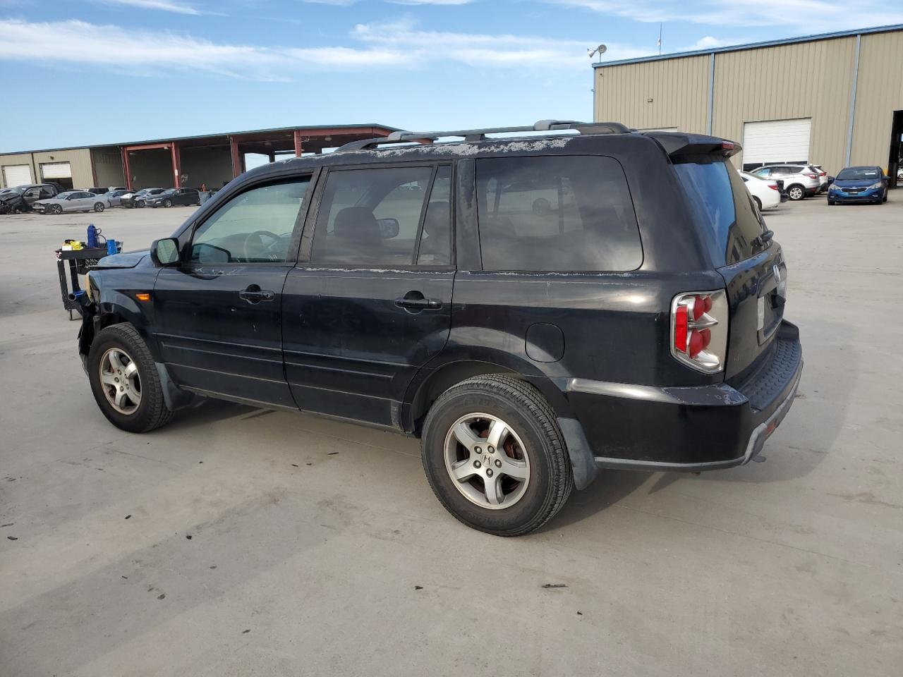 2007 Honda Pilot VIN 5FNYF28717B003810 Copart auction photo, front end / hail damage thumbnail 2