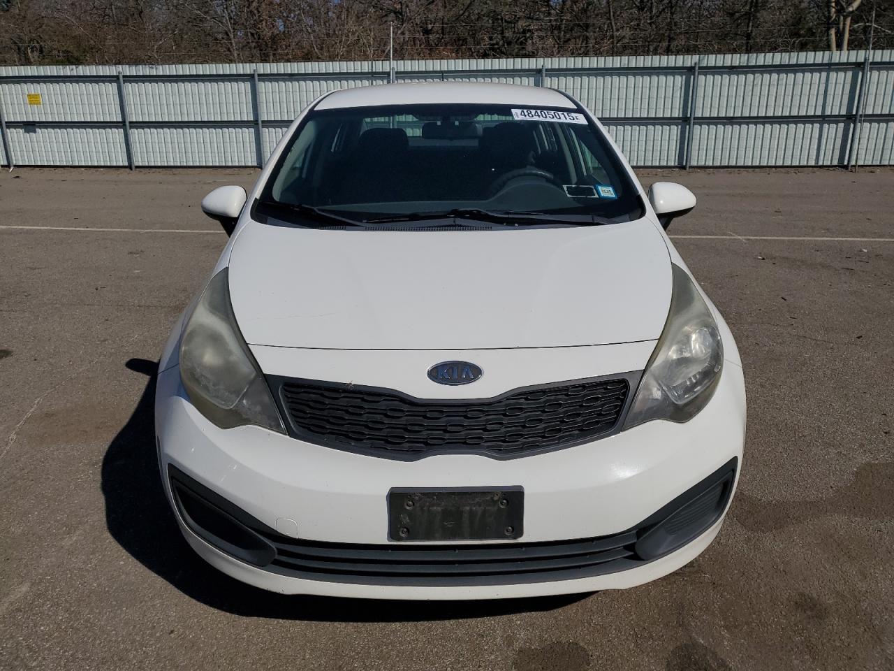 2012 KIA Rio VIN KNADM4A30C6058971 Copart auction photo, rear end / minor dent/scratches damage thumbnail 5