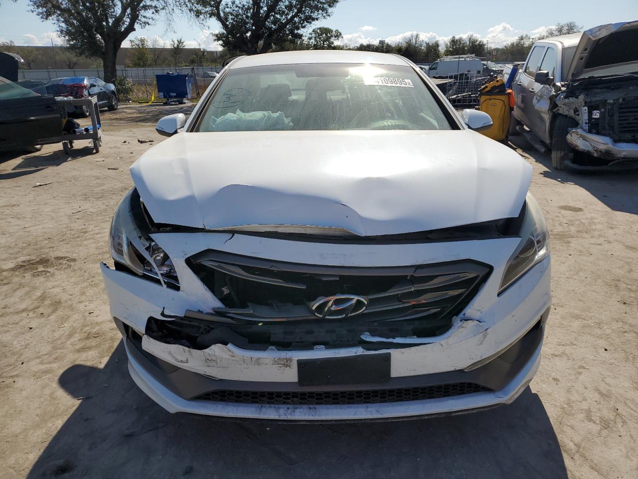 2016 Hyundai Sonata VIN 5NPE34AF1GH342481 Copart auction photo, front end damage thumbnail 5