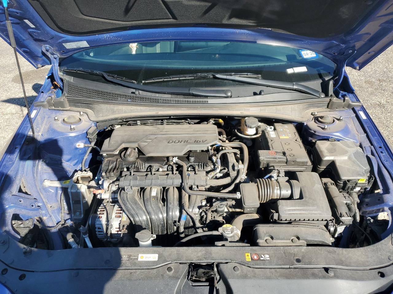 2024 Hyundai Elantra VIN KMHLL4DG8RU722448 Copart auction photo, side / front end damage thumbnail 12