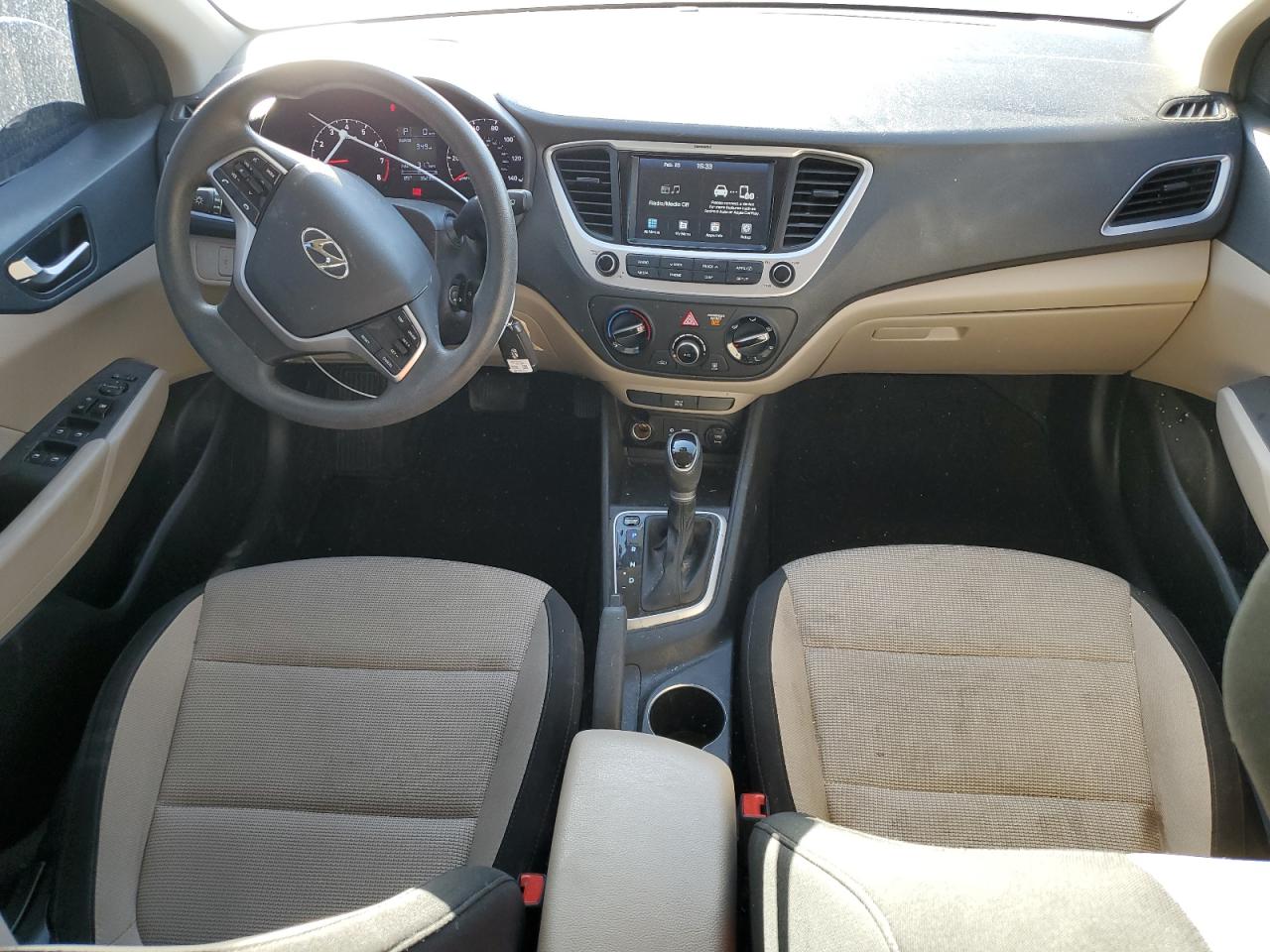 2022 Hyundai Accent VIN 3KPC24A65NE177532 Copart auction photo, rear end damage thumbnail 8