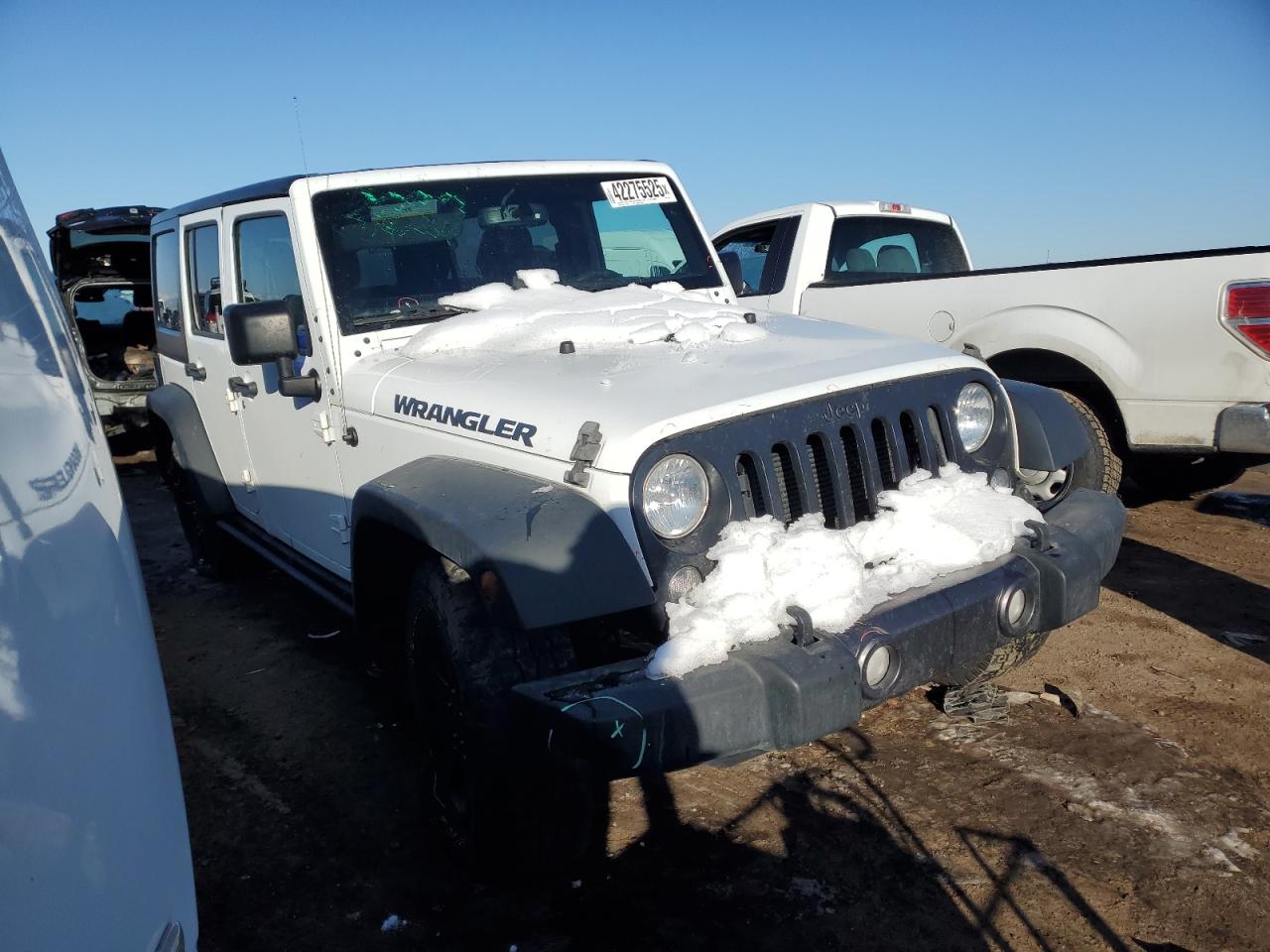 2016 Jeep Wrangler VIN 1C4BJWDG4GL106850 Copart auction photo, undercarriage damage thumbnail 4