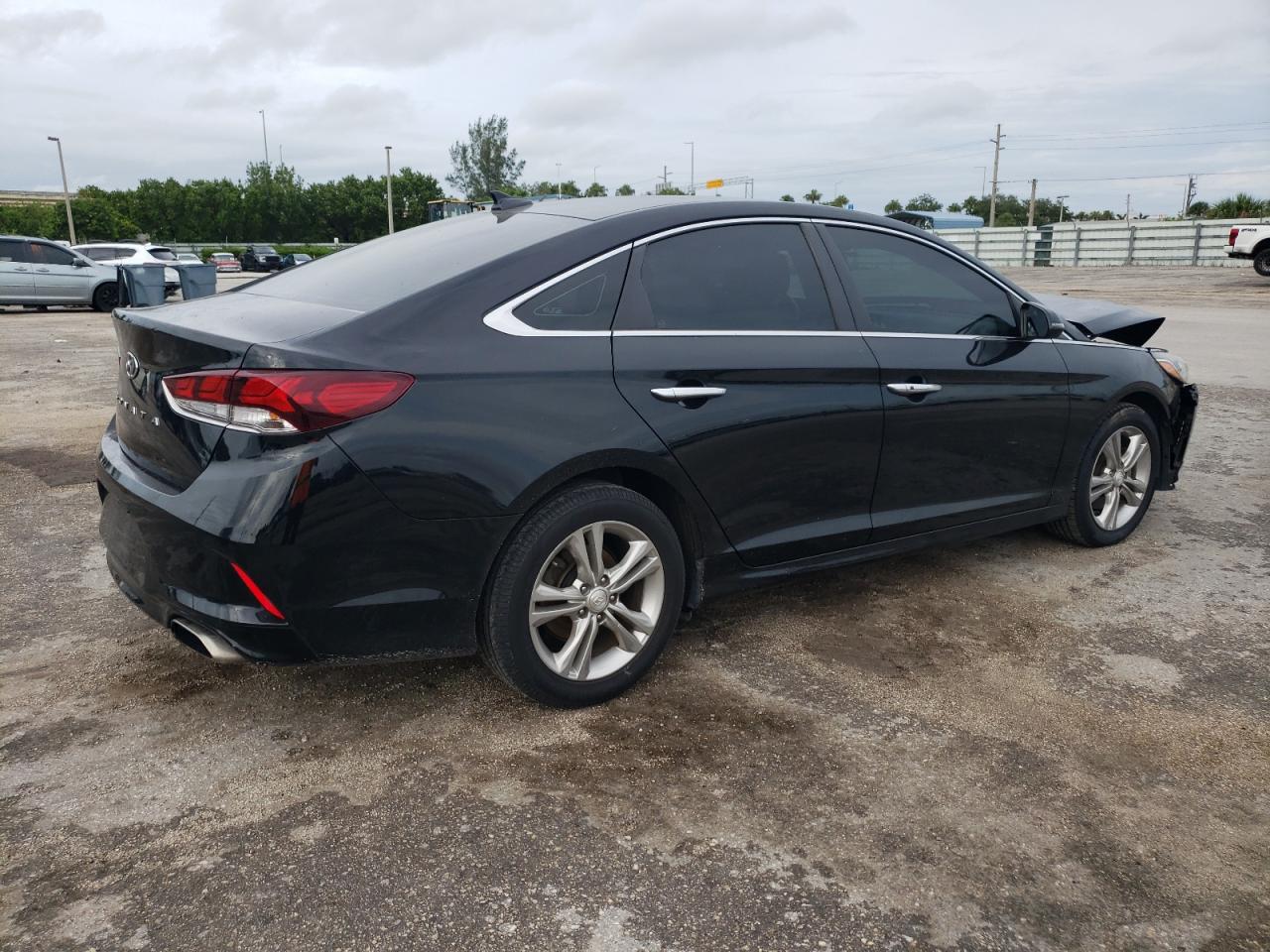 2019 Hyundai Sonata VIN 5NPE34AF7KH753019 Copart auction photo, front end damage thumbnail 3