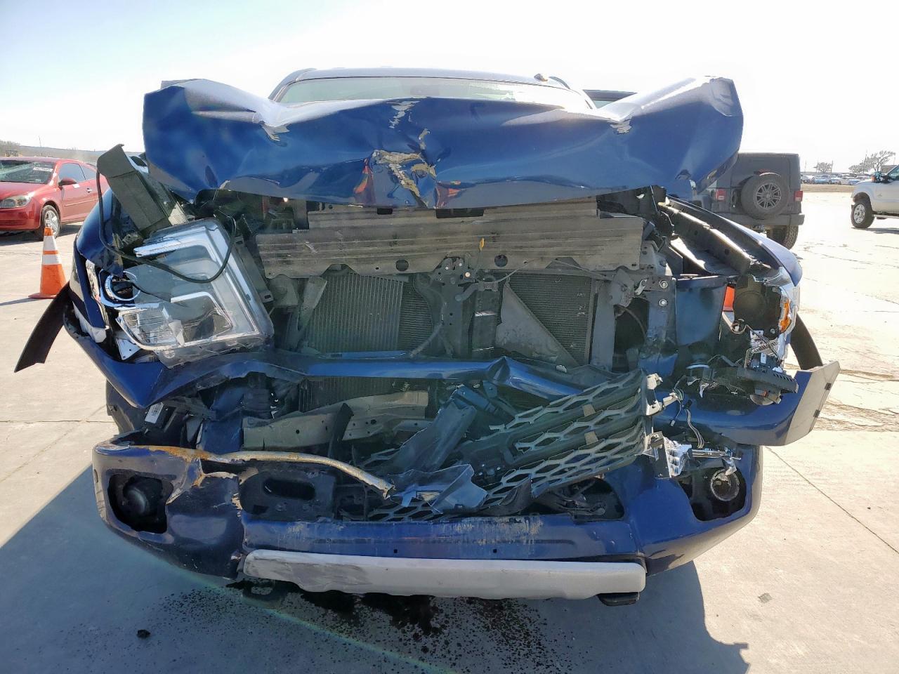 2018 Nissan Titan VIN 1N6AA1F43JN513987 Copart auction photo, front end damage thumbnail 5