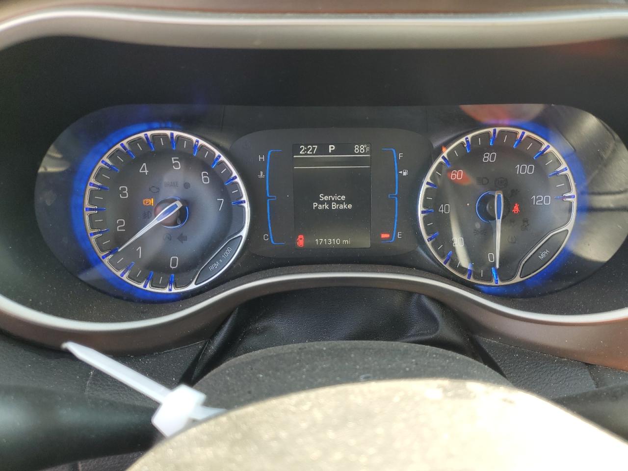 2017 Chrysler Pacifica VIN 2C4RC1BG8HR535089 Copart auction photo, front end damage thumbnail 9